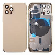 Rear Housing with Small Parts for iPhone 12 Pro (Purple)-Gold Rear Housing with Small Parts for iPhone 12 Pro (Purple)-Gold